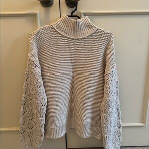 Universal Thread Cream Turtleneck Sweater